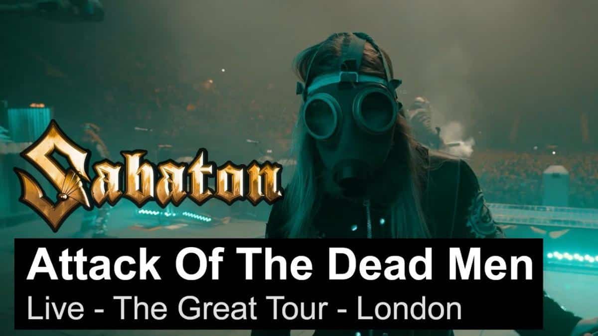 Sabaton publie une vidéo live de The Attack Of The Dead Men à Londres