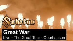 Sabaton sort une vidéo live de Great War à Oberhausen