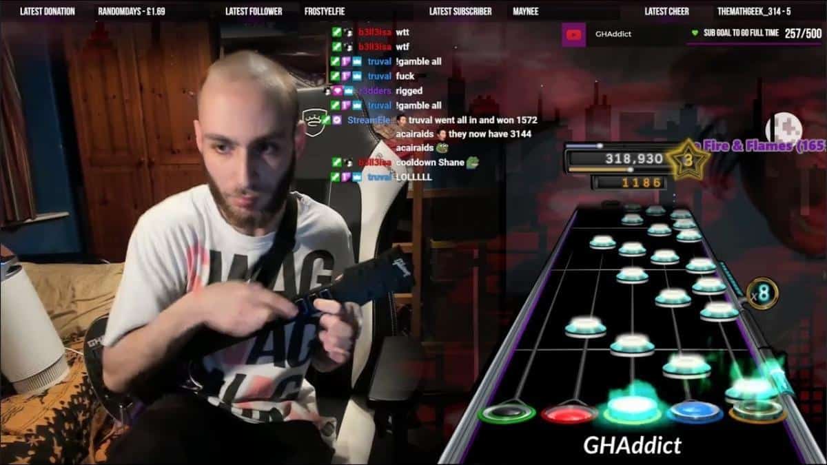 Un malade joue du DragonForce sur Guitar Hero à 165% de vitesse et établit un nouveau record du monde