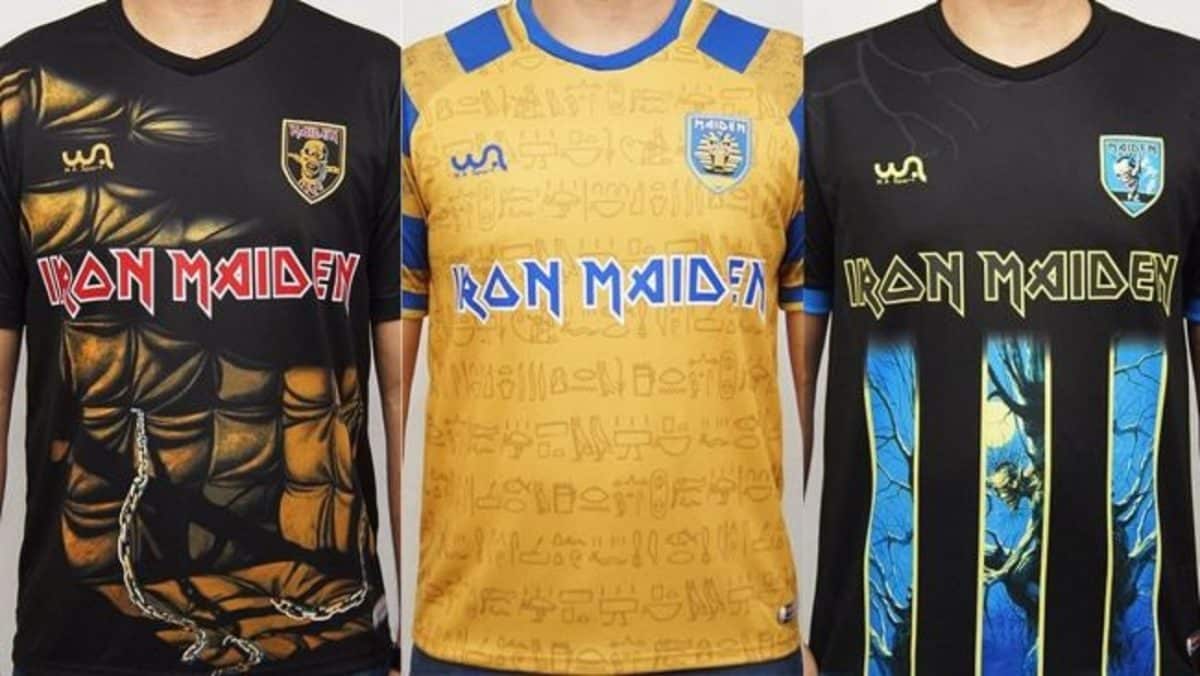 Iron Maiden lance une nouvelle gamme de maillots de football