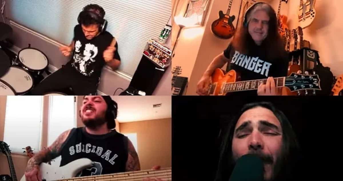 Des membres de Testament, Anthrax et Suicidal Tendencies reprennent Red Barchetta de Rush !