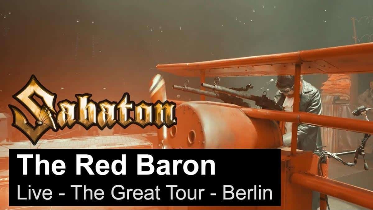 Sabaton sort une vidéo live de The Red Baron à Berlin