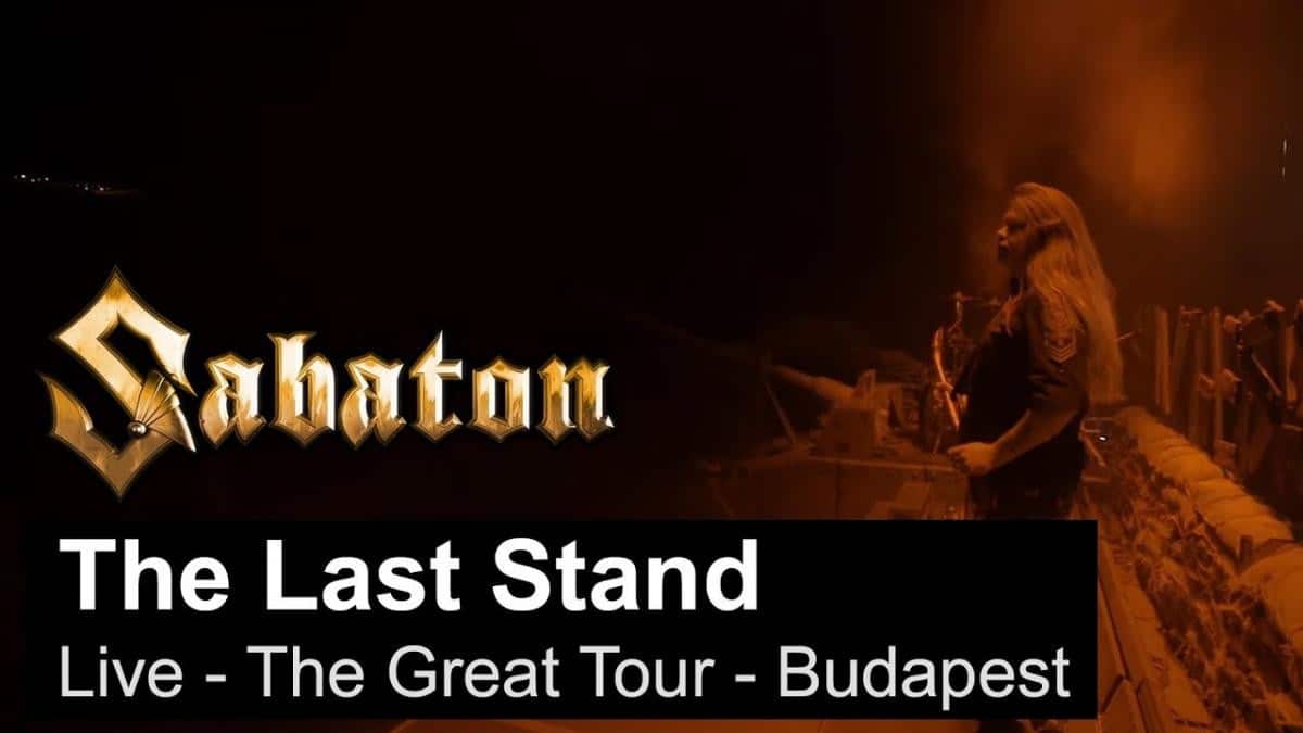 Sabaton publie une vidéo live de The Last Stand à Budapest