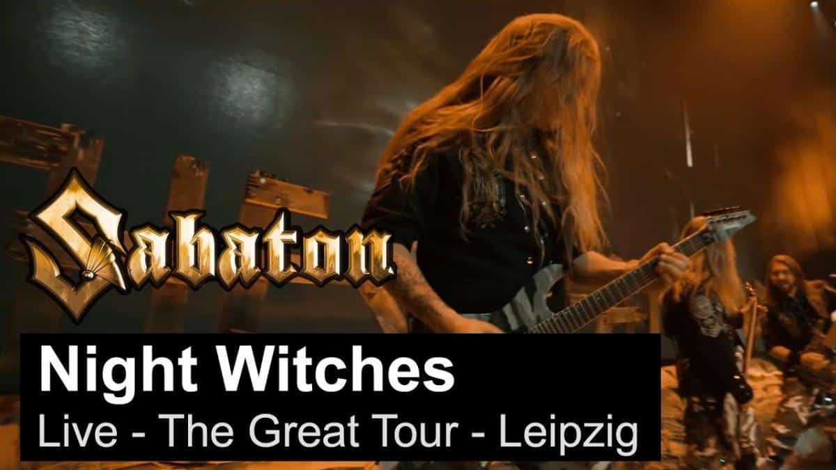 Sabaton publie une vidéo live de Night Witches à Leipzig