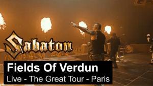 Sabaton publie une vidéo live de Fields Of Verdun à Paris