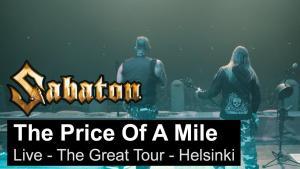 Sabaton publie une vidéo live de The Price Of A Mile à Helsinki