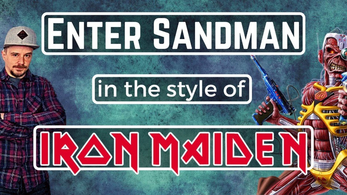 Cette reprise de Enter Sandman de Metallica dans le style de Iron Maiden déchire !