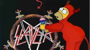 Des pochettes d&rsquo;albums Metal & Rock ont été refaites avec des personnages des Simpsons