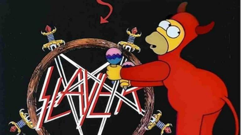 Des pochettes d’albums Metal & Rock ont été refaites avec des personnages des Simpsons