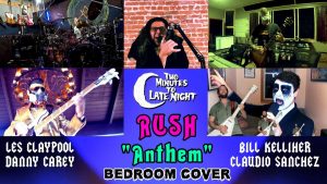 Des membres de Tool, Primus, Mastodon et Coheed and Cambria font équipe pour reprendre Anthem de Rush (vidéo)