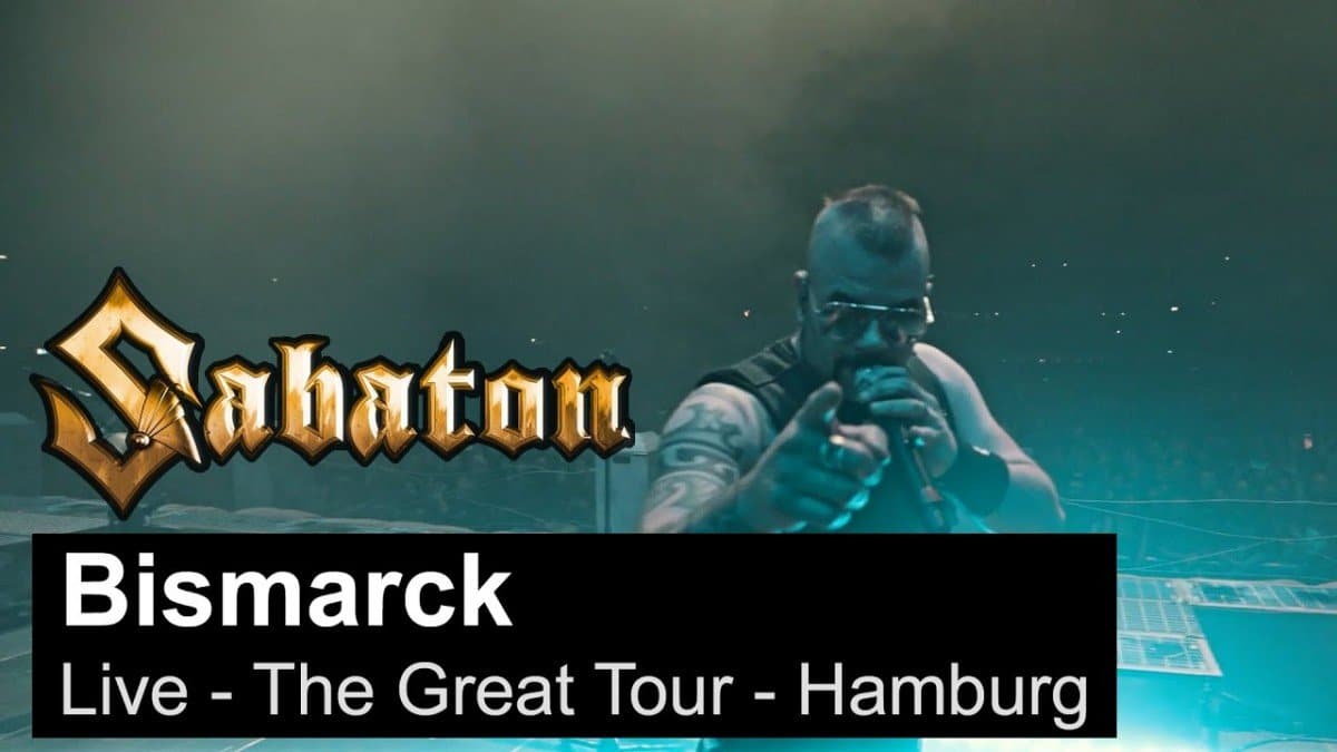 Sabaton publie une vidéo live de Bismarck à Hambourg
