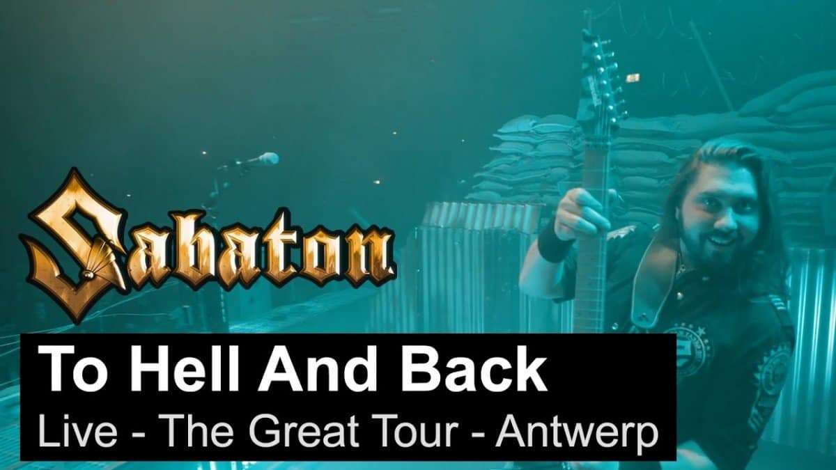 Sabaton publie une vidéo live de To Hell And Back à Anvers