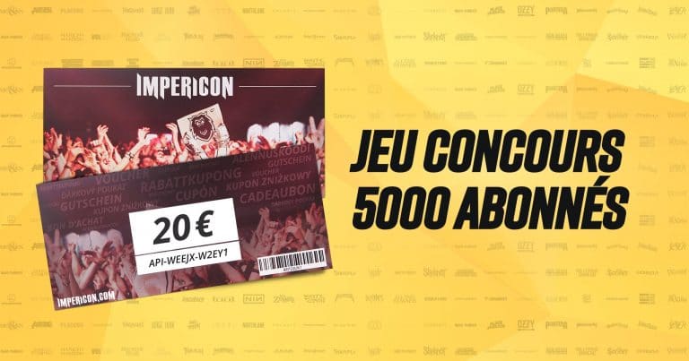 Tentez de gagner l’un des 10 bons d’achat d’une valeur de 20€ à valoir chez Impericon !