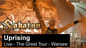 Sabaton publie une vidéo live de Uprising à Varsovie