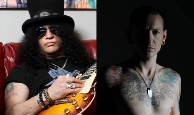 Écoutez la collaboration inédite entre Slash (Guns N’ Roses) et Chester Bennington (Linkin Park) !