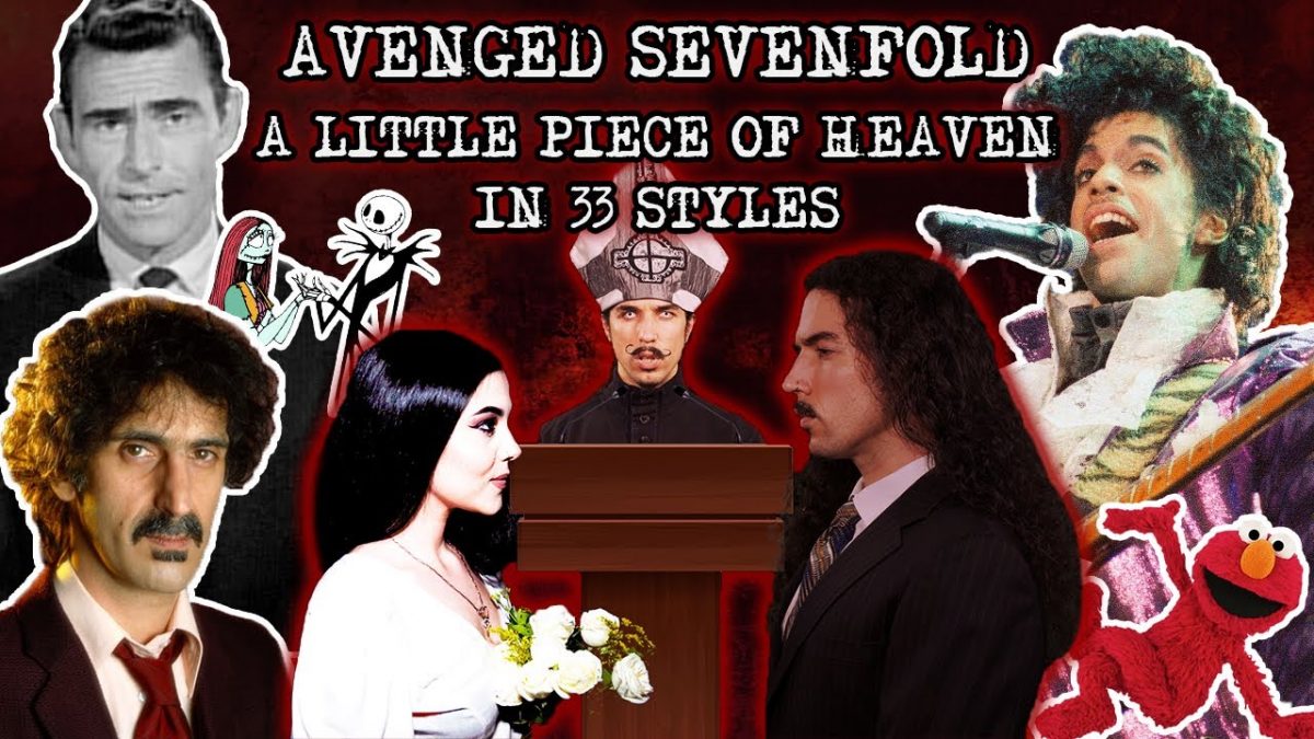 Ten Second Songs reprend A Little Piece Of Heaven de Avenged Sevenfold dans 33 styles différents