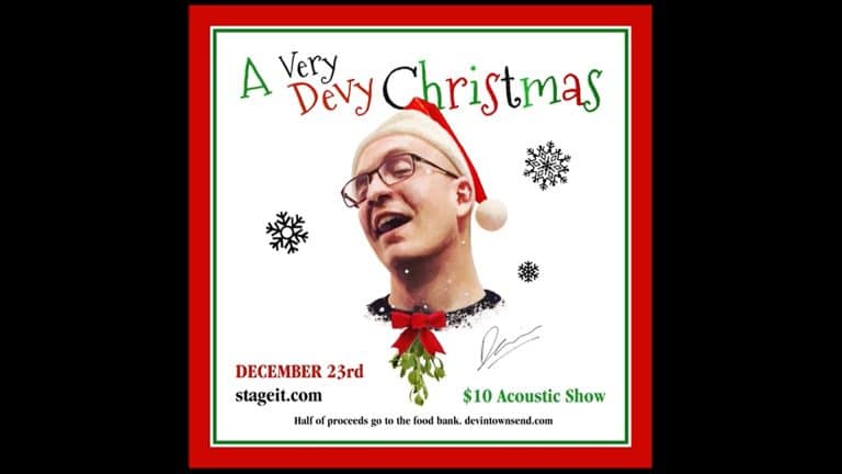 Devin Townsend annonce son concert de Noël en streaming et sort une chanson festive