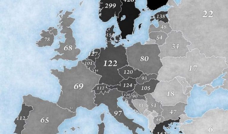 Découvrez la carte des groupes de Metal en Europe !