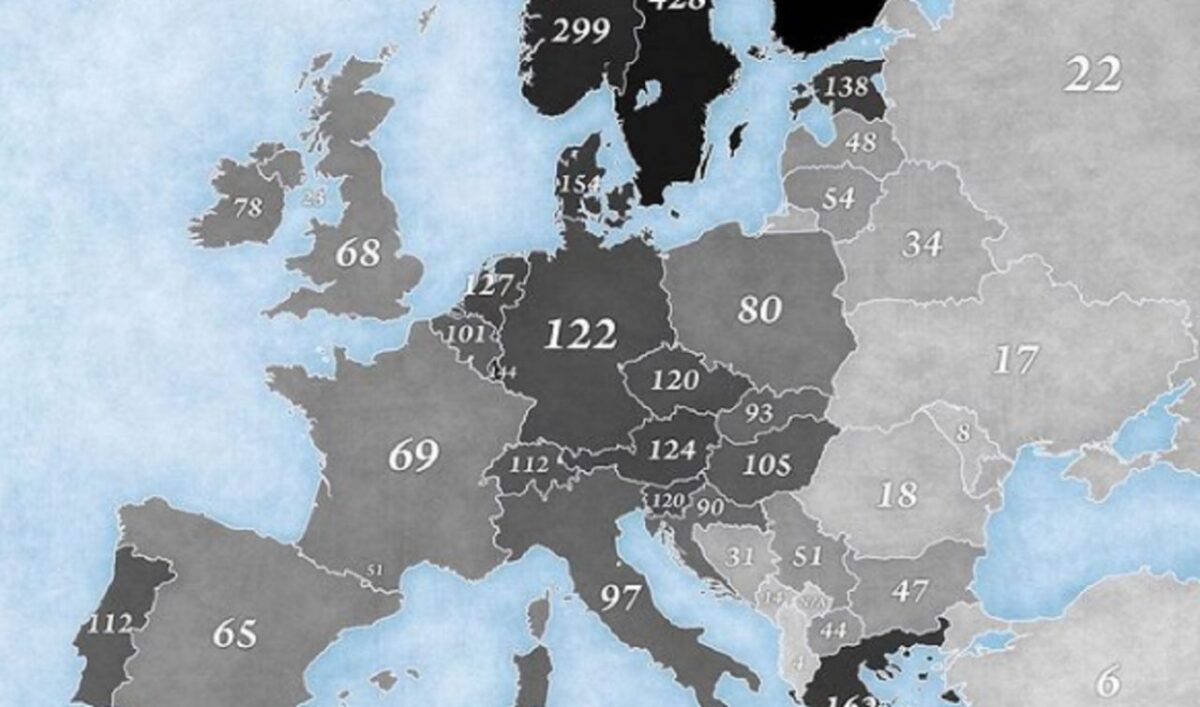 Découvrez la carte des groupes de Metal en Europe !