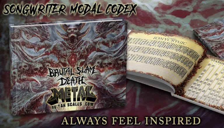 MetalGuitarScales.Com propose un super livre pour écrire du Brutal Slam et du Death Metal