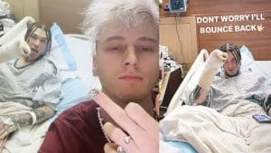 Le batteur live de Machine Gun Kelly hospitalisé après avoir été attaqué, volé et percuté par une voiture