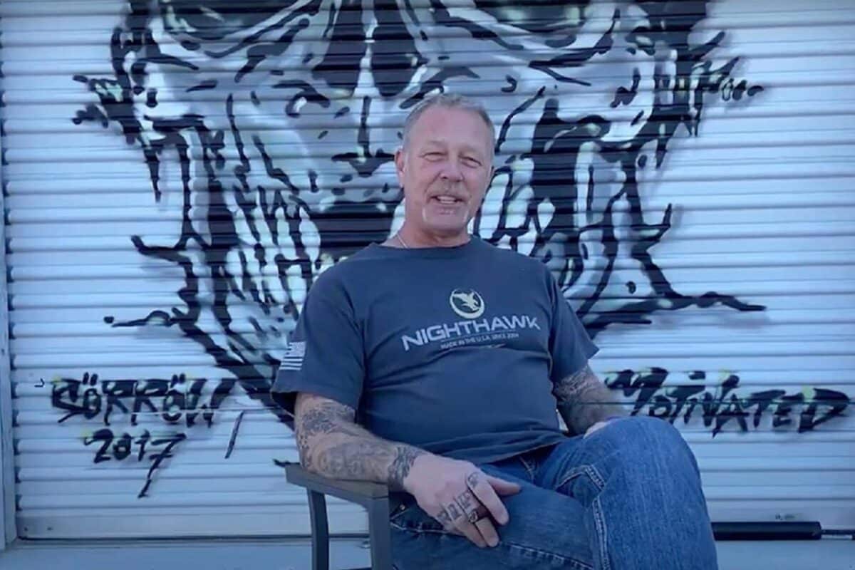 James Hetfield de Metallica : « Je suis la preuve que la musique a sauvé des vies »