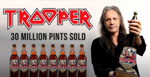La bière Trooper de Iron Maiden fête son huitième anniversaire avec 30 millions de pintes vendues