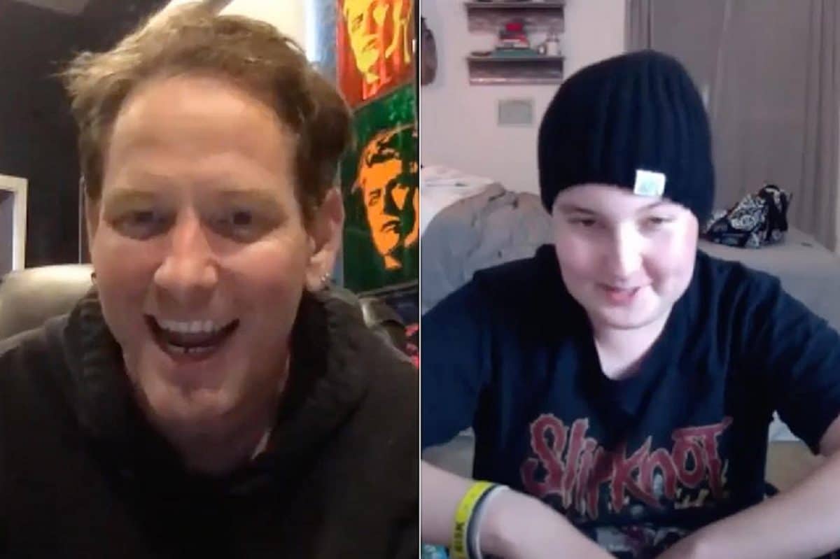 Corey Taylor de Slipknot a participé à la journée de rêve d&rsquo;un fan en phase terminale grâce à une rencontre virtuelle
