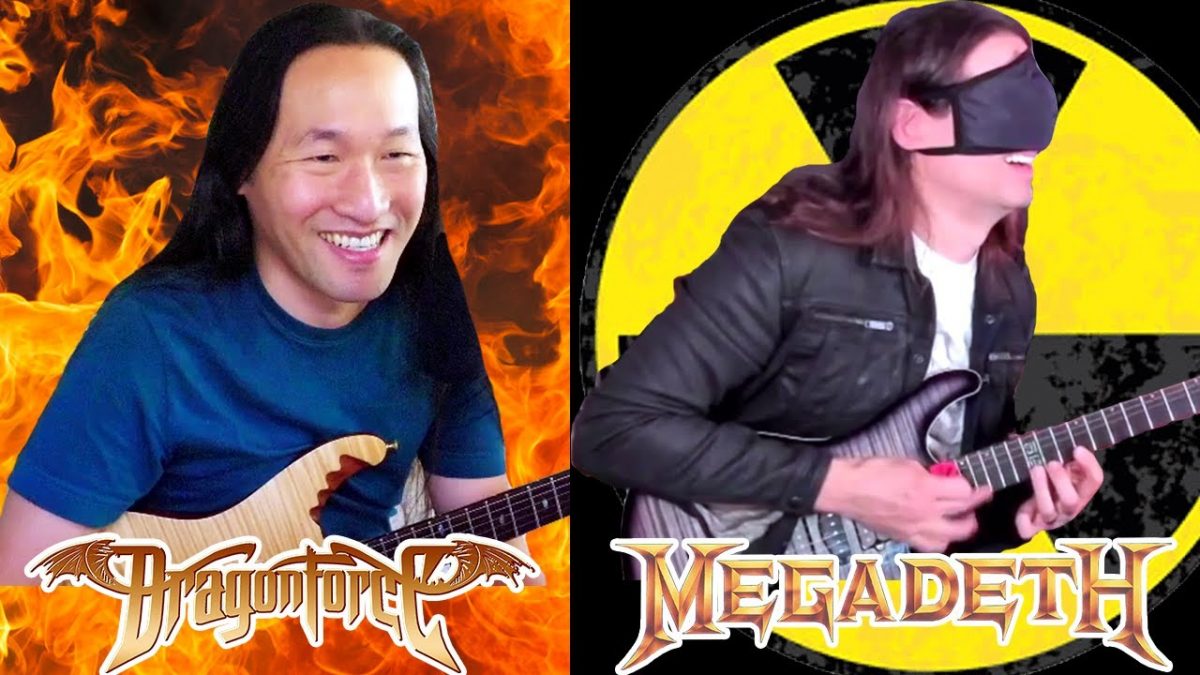 Herman Li de DragonForce défie Kiko Loureiro de jouer les yeux bandés, et le résultat est assez impressionnant