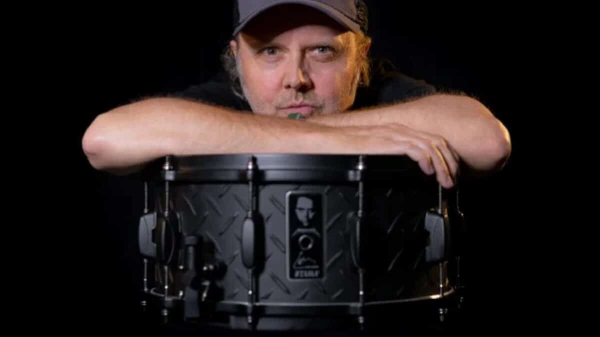 Lars Ulrich de Metallica et Tama lancent une édition limitée de la caisse claire du Black Album