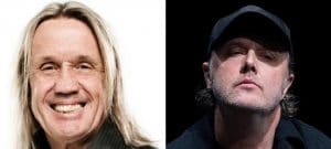 Lars Ulrich (Metallica) et Nicko McBrain (Iron Maiden) rendent hommage à Charlie Watts (The Rolling Stones)