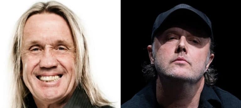 Lars Ulrich (Metallica) et Nicko McBrain (Iron Maiden) rendent hommage à Charlie Watts (The Rolling Stones)
