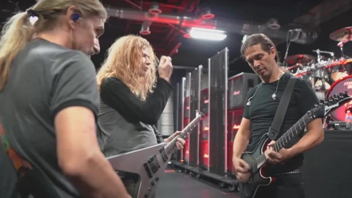 Regardez Megadeth jouer Hangar 18, Symphony Of Destruction, Peace Sells et d’autres morceaux lors des répétitions avant la tournée