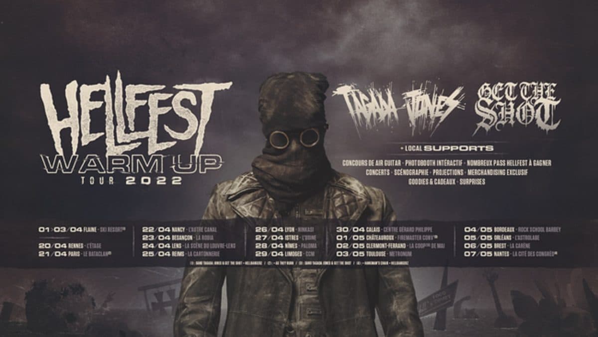 Le Hellfest annonce le Warm-Up Tour de 2022 : « Si tu ne viens pas au Hellfest, il viendra à toi ! »