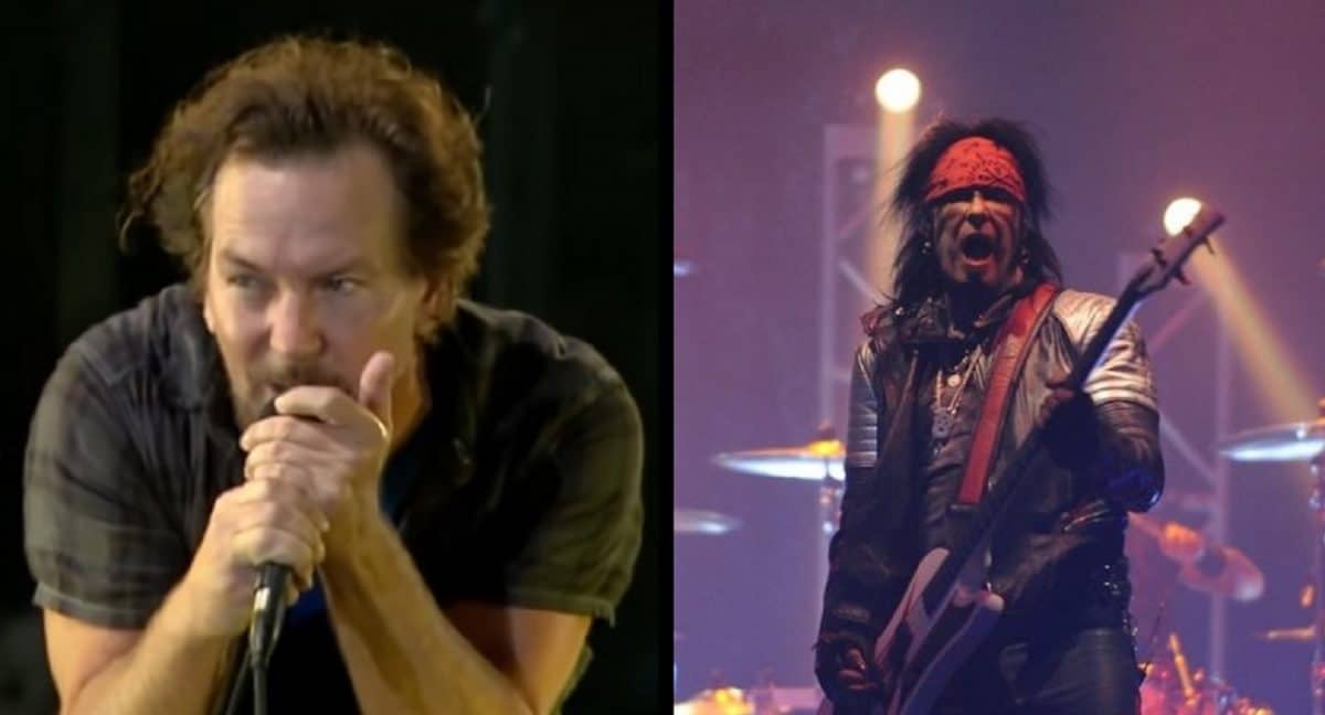 Pearl Jam répond à Nikki Sixx, de Mötley Crüe, qui les a appelés “l’un des groupes les plus ennuyeux de l’histoire”