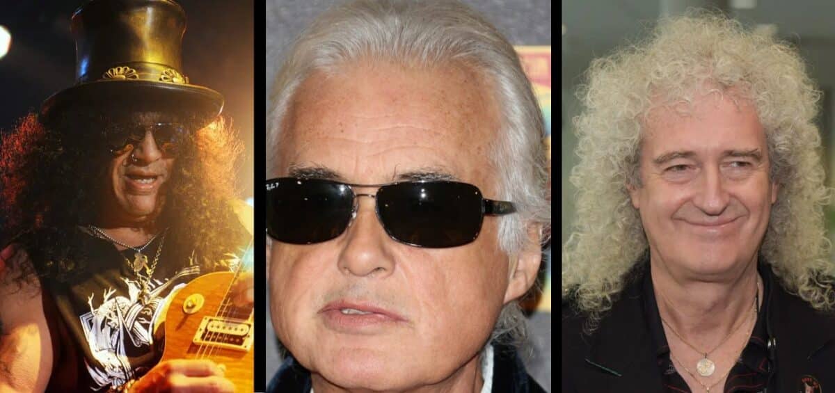 Slash raconte à quel point il était « intimidé » lorsqu&rsquo;il a dû jouer devant Jimmy Page et Brian May