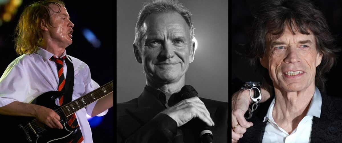 Sting affirme qu&rsquo;AC/DC et les Rolling Stones « n&rsquo;ont pas évolué »