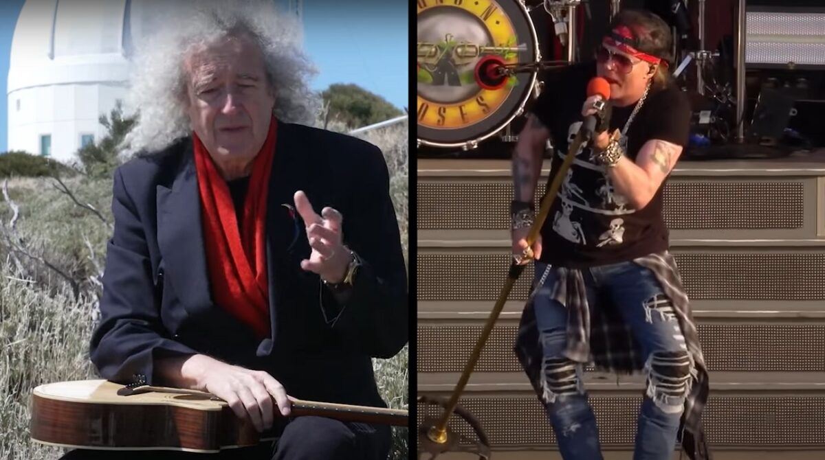 Brian May de Queen se souvient de l&rsquo;expérience « étrange » qu&rsquo;il a vécue en travaillant sur Chinese Democracy de Guns N&rsquo; Roses : « Je crois que rien de ce que j&rsquo;ai joué ne s&rsquo;est retrouvé sur l&rsquo;album »