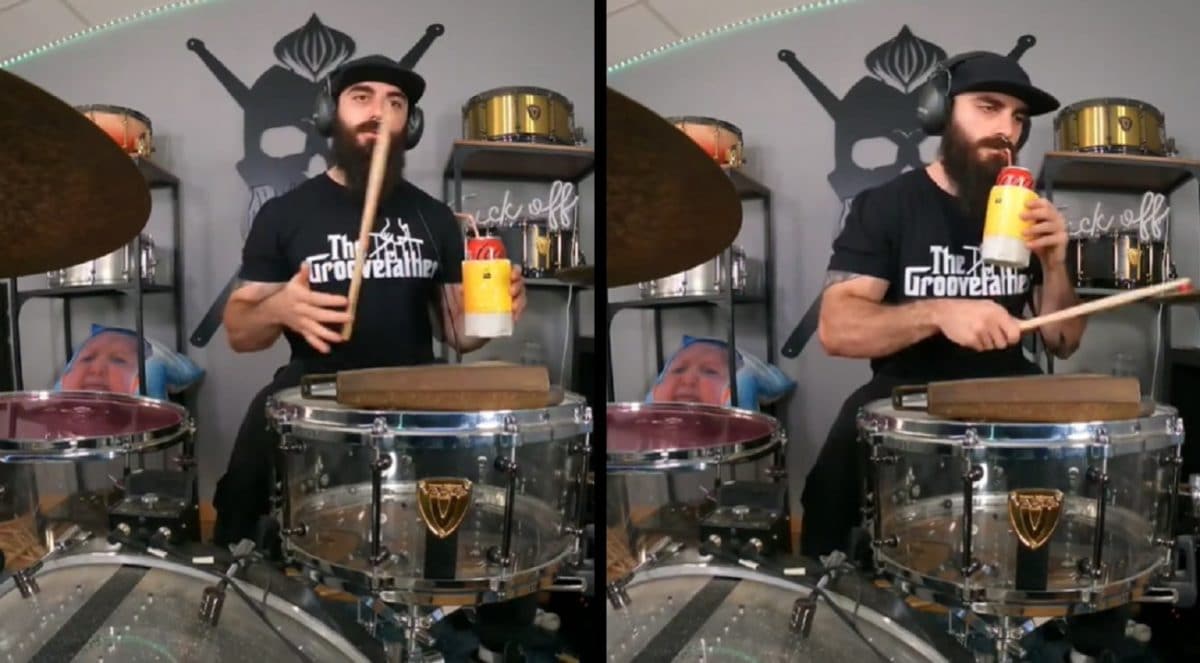 Regardez ce batteur fou jouer Eyeless de Slipknot d’une seule main