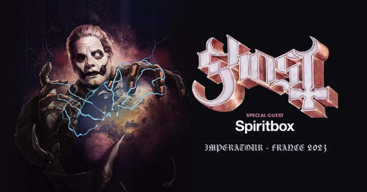 Ghost est de retour après Bercy et le Hellfest, et annonce 7 concerts en France !