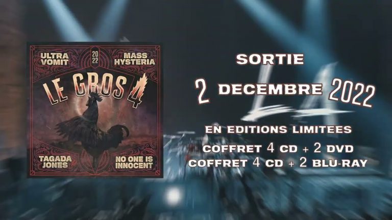 Le Gros 4 sortira des coffrets CD/DVD et CD/Blu-Ray en décembre