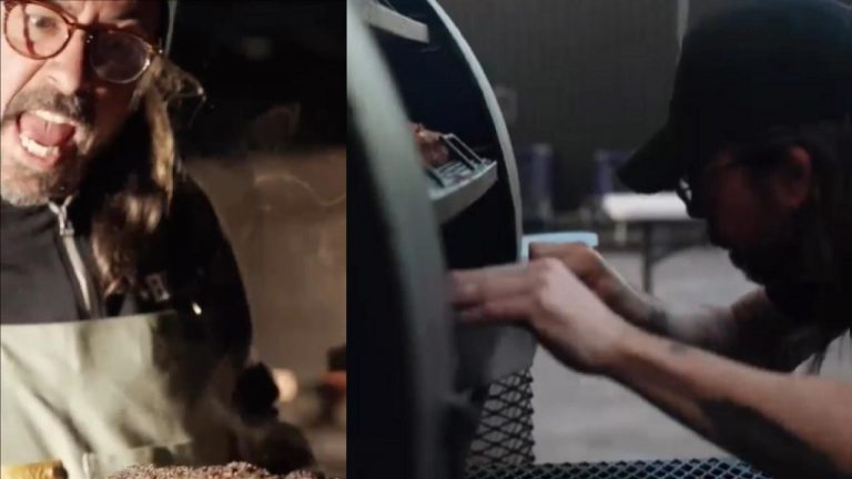 Dave Grohl des Foo Fighters a de nouveau participé à un barbecue pour les personnes dans le besoin