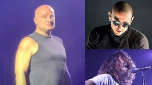 Le chanteur de Disturbed avoue dans un discours larmoyant qu’il a “failli rejoindre” Chester Bennington et Chris Cornell