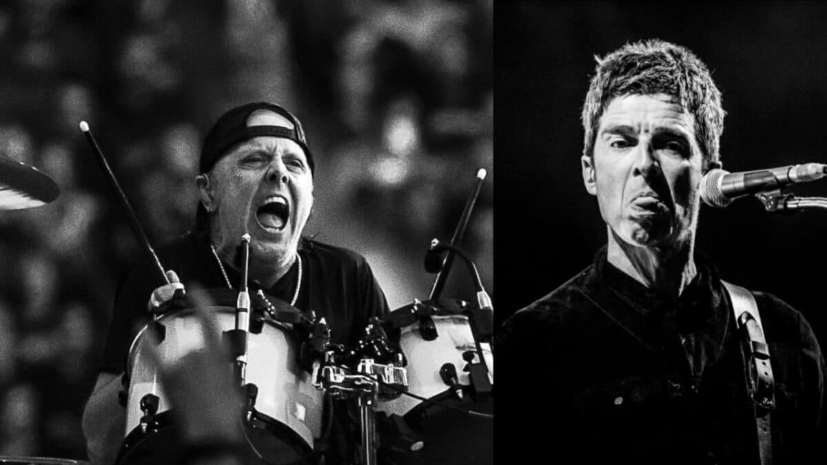 Lars Ulrich (Metallica) fait l&rsquo;éloge des talents de compositeur de Noel Gallagher (Oasis) : « Il est extrêmement difficile d&rsquo;écrire une chanson simple »
