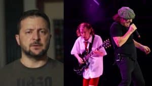 Le président ukrainien Volodymyr Zelensky dit qu’il aime écouter AC/DC : “Je ne comprends pas toutes les paroles, mais j’aime l’énergie qui s’en dégage”