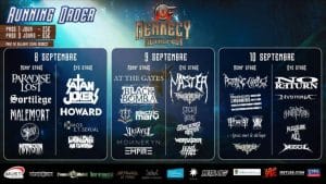 Ne manquez pas le Mennecy Metal Fest (avec Paradise Lost, At The Gates et Rotting Christ) les 8, 9 et 10 septembre
