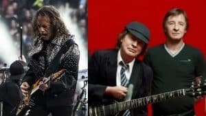 Kirk Hammett affirme que le Black Album de Metallica a été inspiré en partie par AC/DC et Phil Rudd : “C’est l’un des aspects de l’album qui n’est pas souvent mentionné”