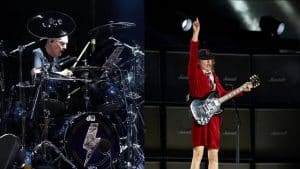 Chris Slade, ancien batteur d’AC/DC, à propos du nouveau batteur Matt Laug : “Il mettra la batterie exactement là où Angus le souhaite… Au fond de la scène”