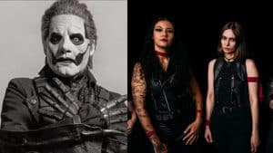 Tobias Forge, de Ghost, est un fan de Crypta : “Elles m’épatent”