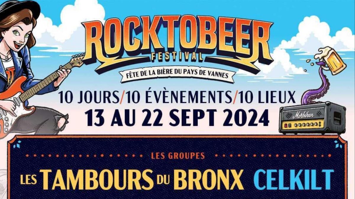 Le Rocktobeer Festival 2024 : Bières bretonnes et musique à l’honneur jusqu’au 22 septembre